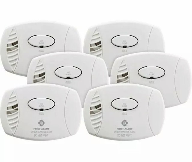 NEW First Alert BRK Carbon Monoxide Battery Powered Alarm CO400B (6