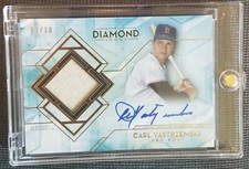 2020 Topps Diamond Icons Carl Yastrzemski AUTO Relic Card Autograph signed #/10
