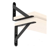 6-Pk Metal Shelf Brackets 5"x5" Heavy Duty Wall Mount