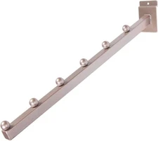 10 Waterfall Slatwall Faceout 6 Ball Tube Slat Grid Display Purse Handbag Hanger