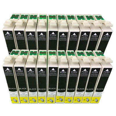 20x Schwarz Patronen für Epson Stylus SX230 SX235W SX420W SX425W SX430W SX435W