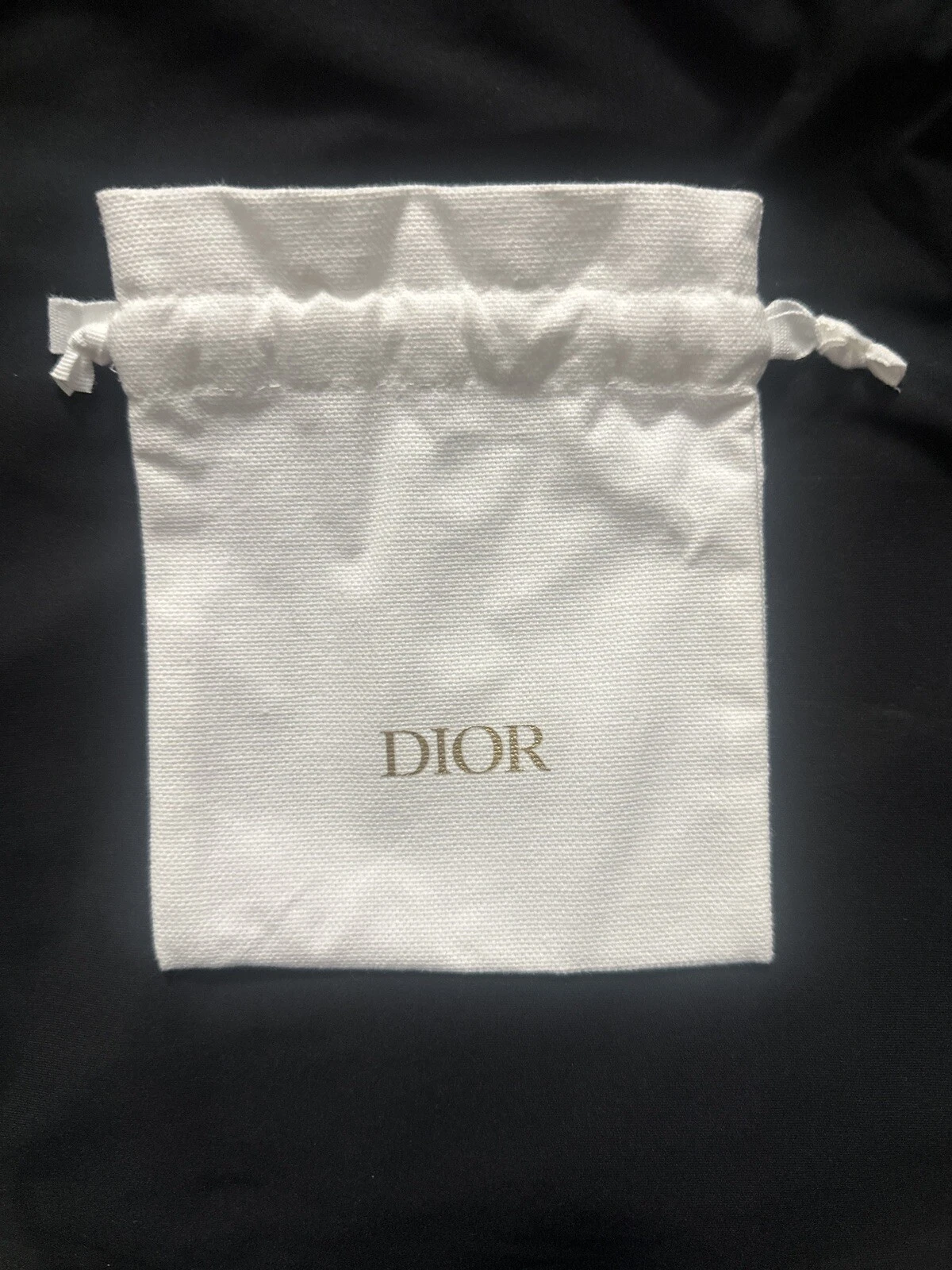 DIOR Petit sac à poussière blanc 6