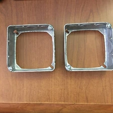 Hubbell Raco 8203 4" Square Box Extension Lot Of 2