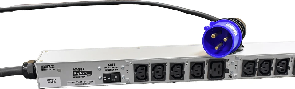 BayTech MMP17 Rack PDU Metered Single Phase ZeroU 24A 230V 24x C13 6x C19 - Image 2 of 4