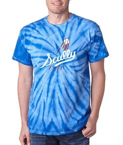 tie dye dodgers shirt