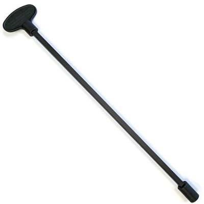 Universal Valve Key for Gas Fire Pits and Fireplaces - Flat Black (12-Inch)