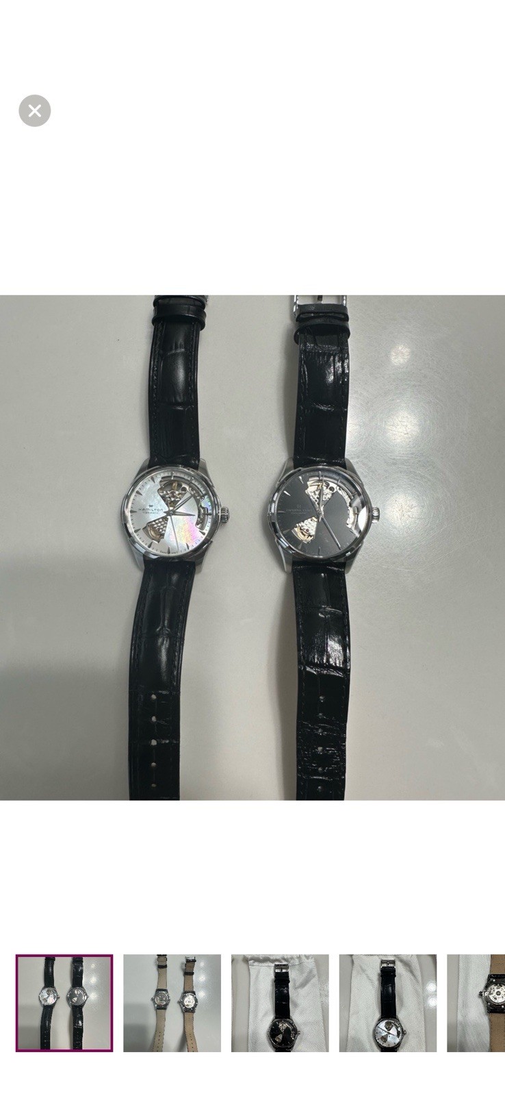 Hamilton Visodate Skeleton Automatic Wristwatch B… - image 2