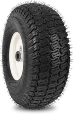 15x6.00-6nhs Lawn Mower Front Tire 4 Ply 15x6.00-6 - 1P ( Tubeless ), White 