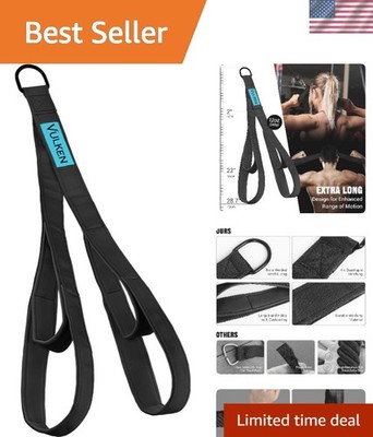 Tricep Rope Cable Attachment. 28.7 Inch & 22 Inch Two Lengths Built in One Pu...