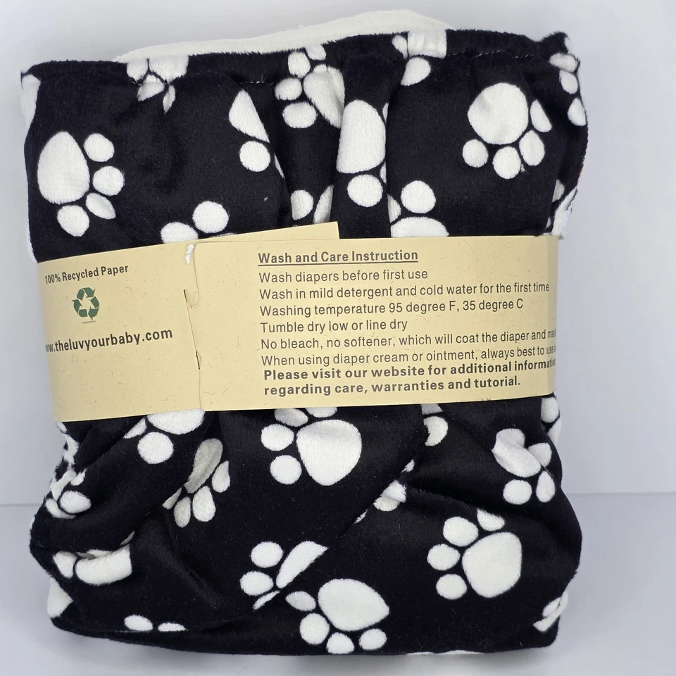 Pañal de bolsillo KaWaii Baby talla única y dos insertos - se adapta de 8 a 36 libras Foto 2 de 2