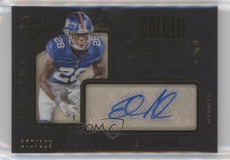 Eli Apple Panini Prestige Rookie Signatures #EA Xtra Points Gold