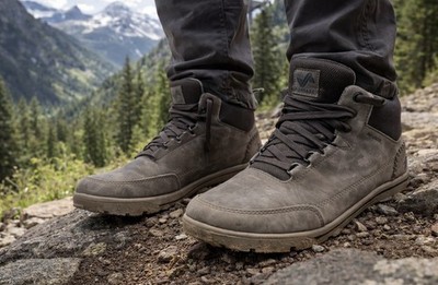 Forsake Phil Mid Mens 12 Chukka Sneaker Boot Waterproof Brown Leather Lace Shoe