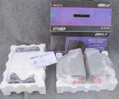 NEWOPEN BOX KLH AUDIO HD53B 100w Indoor /Outdoor Speakers -  PLEASE READ