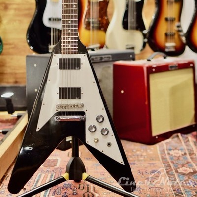 Gibson Flying V '67 Reissue 1997 Ebony Electric Guitar w/ Hard