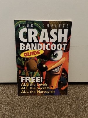 Crash Bandicoot 1 Strategy Complete Guide Manual Book Total PlayStation PS1