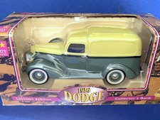 VIDEO   NIB in Box   Green 1936 Dodge Delivery Panel Truck Liberty Classic Bank