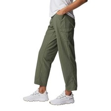 Columbia Womens PFG Anytime Outdoor Cargo Pants Green Small Gorpcore XL3507