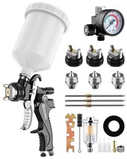 HVLP Paint Sprayer Gun, Air Paint Sprayer for House Painting, Cars, Paint Gun...