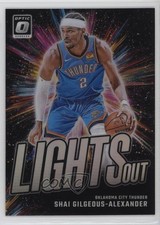 2024 Panini Donruss Optic Lights Out Holo Prizm Shai Gilgeous-Alexander #11 gb9