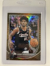 2025-26 Bowman Chrome Scoot Henderson Reptilian Refractor #BCV-109 Blazers
