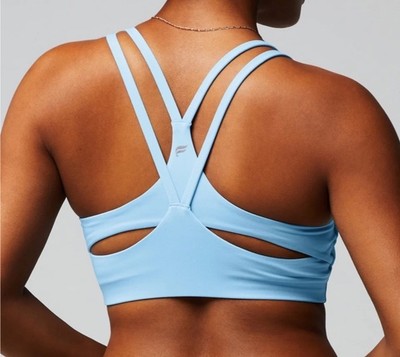 Fabletics Principal Low Impact Sports Bra XL in Bali Blue  Size X-Large NWT