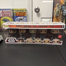 Funko Pop Star Wars Gamestop Exclusive Bad Batch 5 Pack