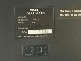 SNK Neo Geo AES US Console Audio Mod PRO-GEAR SPEC Tested Working (Only Console)