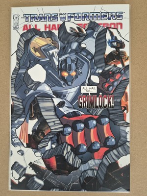 Transformers #1 Maximum Dinobots Retail Incentive ALL HAIL MEGATRON RARE Comic