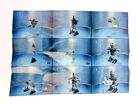 LEGO BIONICLE Metru Nui Matoran Lot Vhisola Tehutti Ehrye 8608 8609 8612