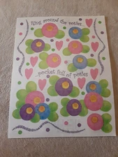 Printworks Vellum Ring Around The Rosies large sticker sheet