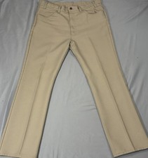 Levi s Sta Prest 38x32 Tan Straight Leg Weste...