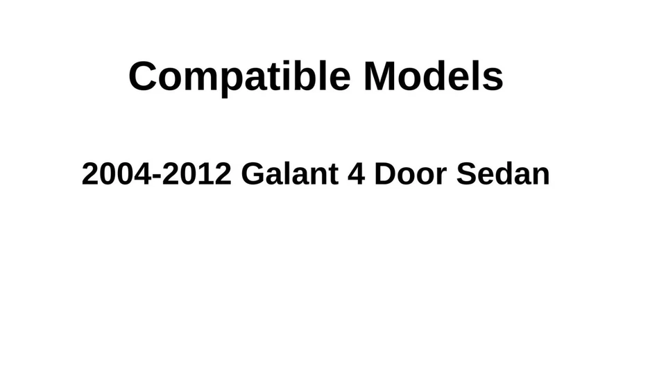 Fits 2004-2012 Mitsubishi Galant Passenger Side Right Front Door Window Glass - Изображение 3 из 4