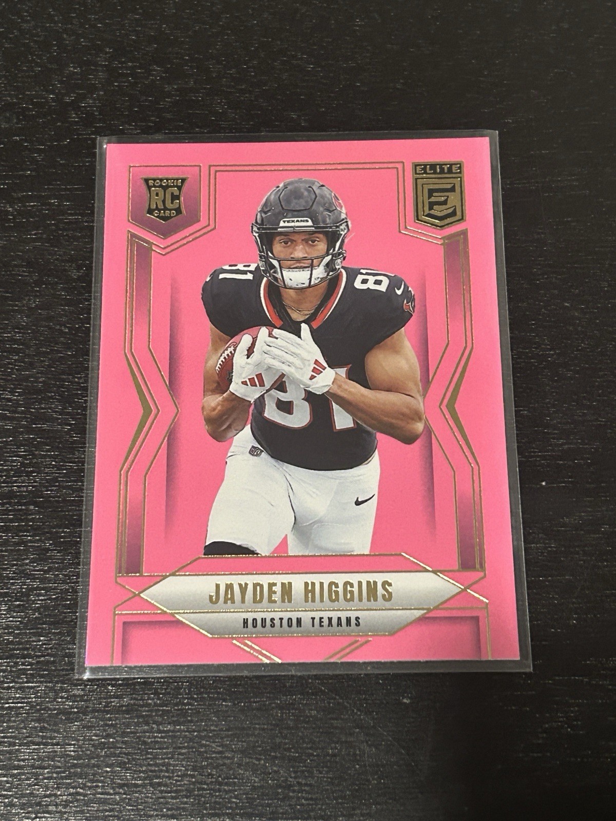 2025 Panini Donruss Elite - Rookies Jayden Higgins #134 Pink Ink (RC)