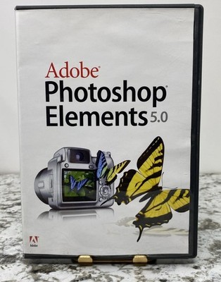 Adobe Photoshop Elements 5.0 Software With Inserts