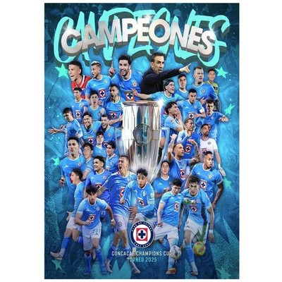 Cruz Azul Campeones Concacaf Champions Cup 2025 Poster
