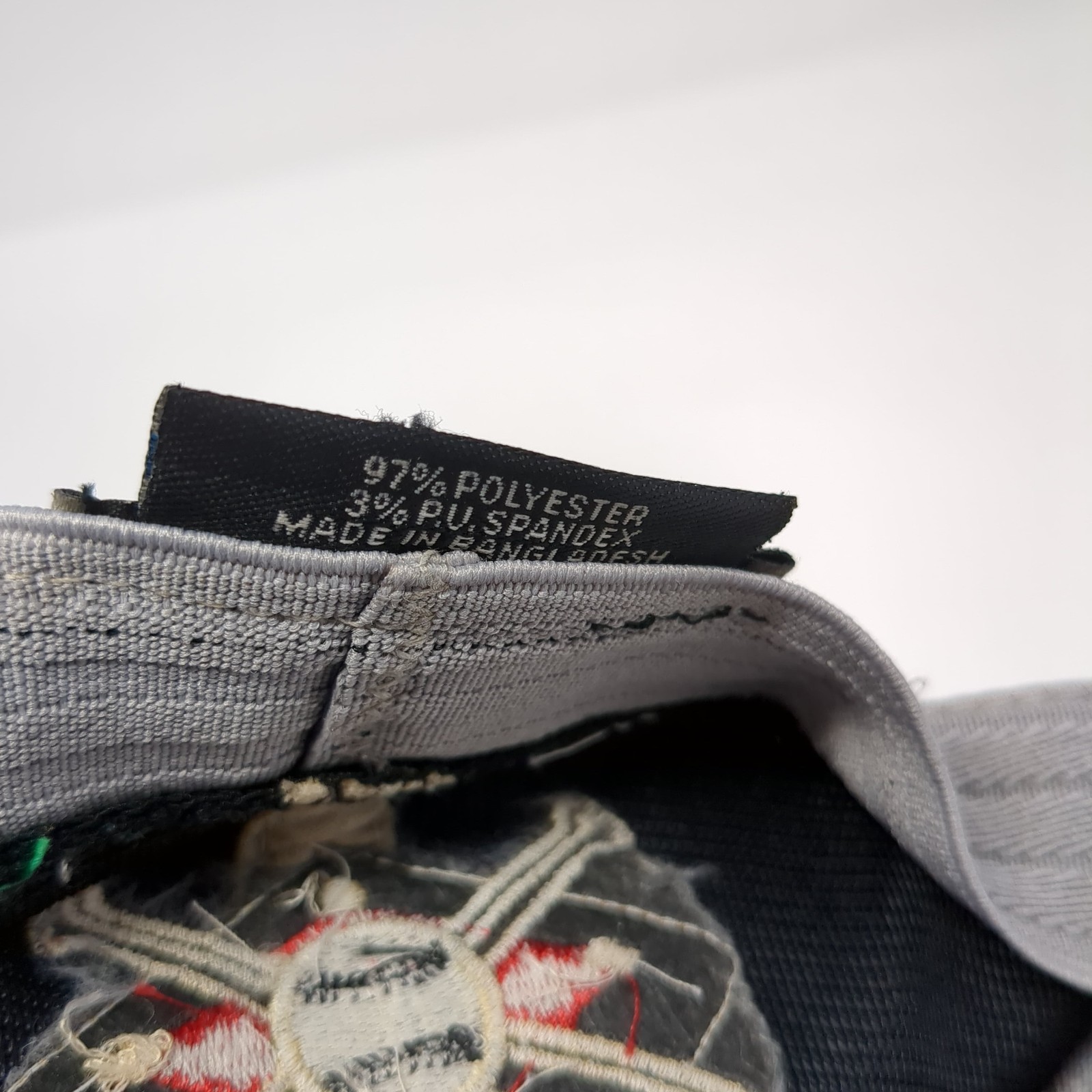 OBA Fitted Baseball Cap Solid Blue 8 Embroidered … - image 10