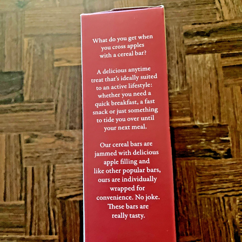 Barras de cereales Trader Joe's "This Apple Walks Into A Bar" - 6 barras por paquete - 2 paquetes Foto 3 de 4