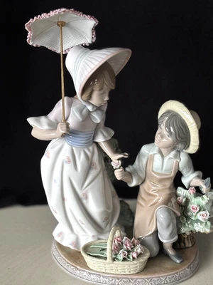 Lladro Girl With Parasol for sale | eBay