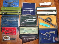 Mix Lot Drafting Tools K&E Starrett Tacro POST Eugene Dietzgen RIEFLER Charvoz