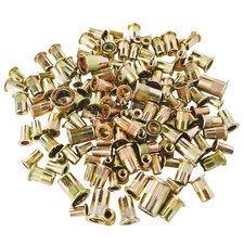 M6 Rivnut Rivet Nut Kit 100pcs M6 Rivet Nuts Rivnuts Tool Kit Carbon Steel ... M6 Rivnut Rivet Nut Kit 100pcs M6 Rivet Nuts Rivnuts Tool Kit Carbon Steel ...