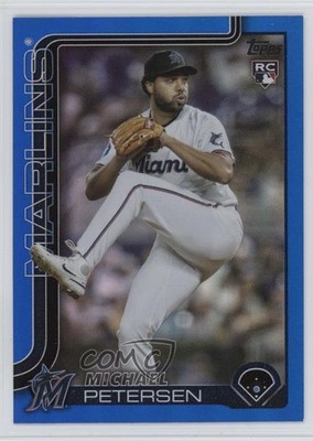 2025 Topps Update Blue Rainbow Foil /150 Michael Petersen #US49 Rookie RC 1o6f