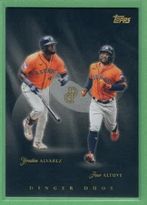 2025 Topps Dynamic Duals Yordan Alvarez Jose Altuve Dinger Duos #DD-08 Astros SP