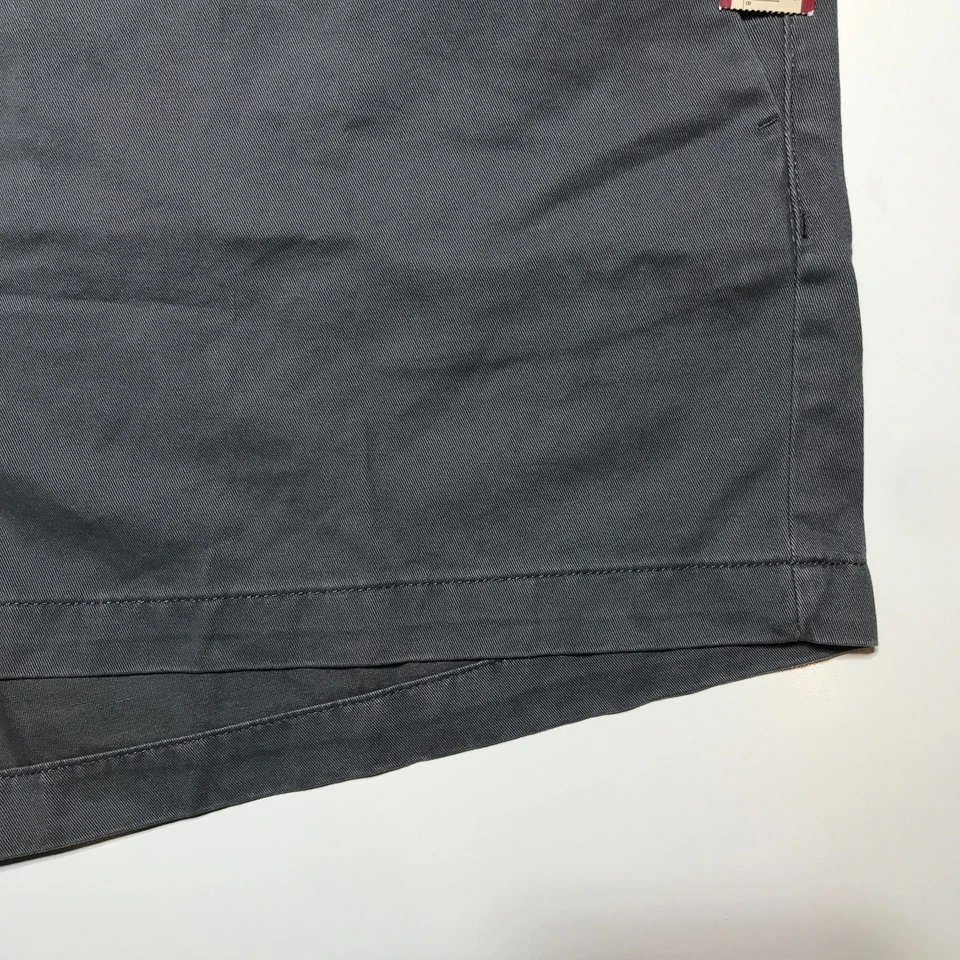 Nuevo con etiquetas Pantalones Cortos Chinos Merona Para Mujer 18 Plus Gris Trueno 3 Pulgadas Algodón Clásico Foto 4 de 4