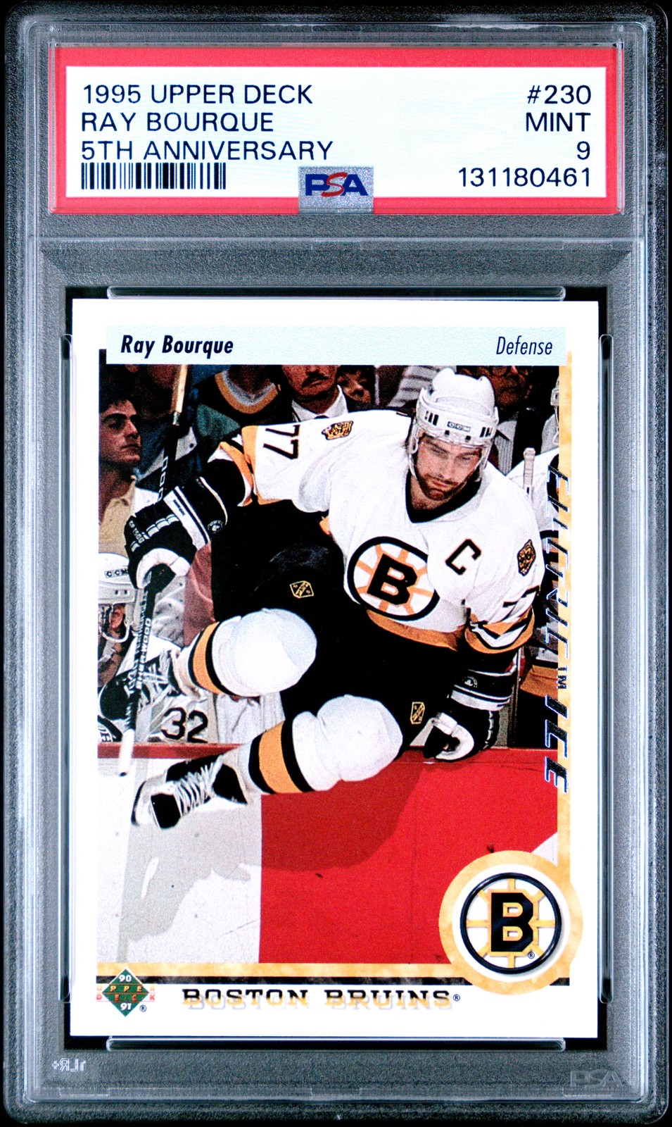 1990-91 Upper Deck French #64 Ray Bourque PSA 9
