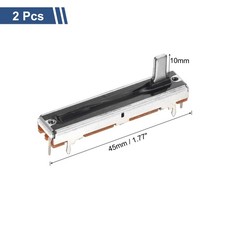 Multimetro Ht 10 Pezzi Potenziometri Rotanti 10K Ohm B10K - Conico E Lineare, Per Pannelli Audio, Fai-da-te, Nuovo Potenziometri Per Pannelli - Foto 8