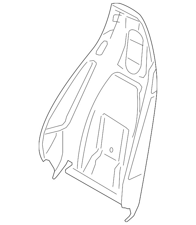 Panel trasero del asiento para Porsche 911 2020-2024 (N/P 992-881-972-D-OS8)