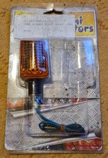 Motorrad Universal Links oder Rechts Mini Blinker Blinker 12V - Motrax NEU