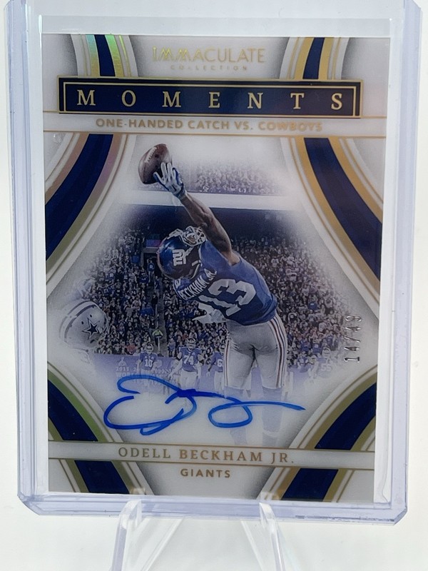 2024 Panini Immaculate Collection #IM-OBJ Odell Beckham Jr. 2023 Auto /49