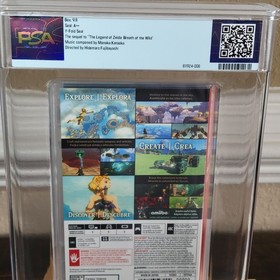 Zelda Tears of the Kingdom Nintendo Switch PSA 9.8 A++ 1st Print CGC VGA WATA