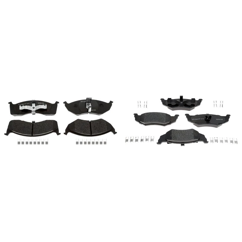 Pastillas de freno metálicas delanteras y traseras R-Line 2004 2003 2002 Chrysler 300M Foto 4 de 4